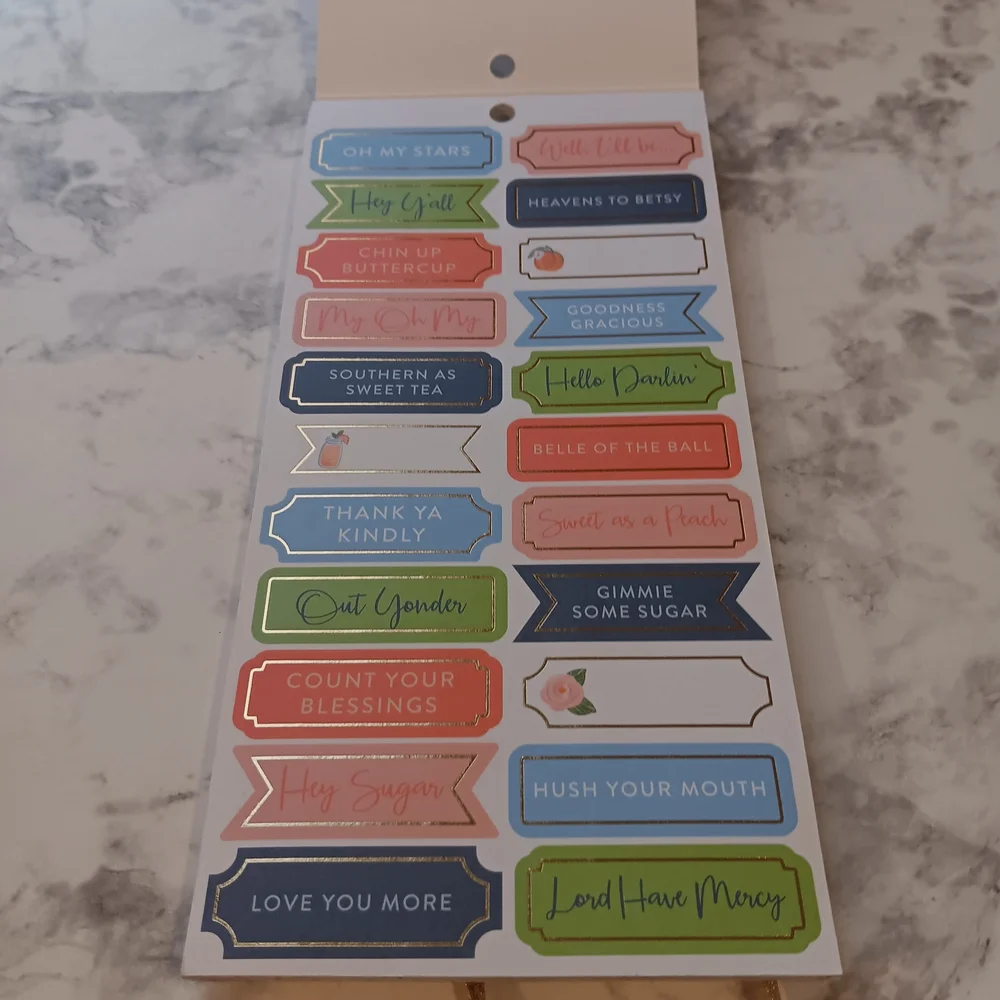 Recollections Southern Blues Sticker Pad – Over 700 Pieces! - Picture 4 of 14